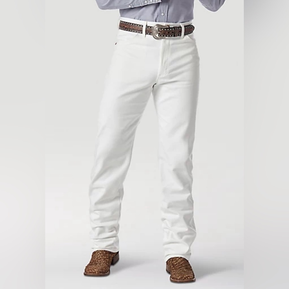 NWT WRANGLER® COWBOY CUT® SLIM FIT JEAN IN WHITE